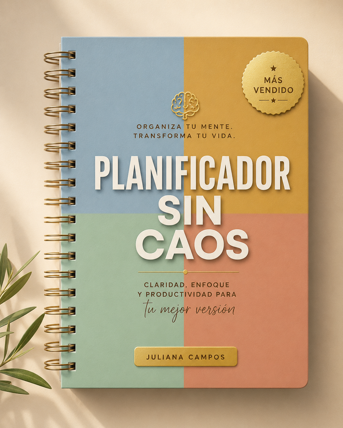Portada del eBook Mente Sin Caos — planner digital para TDAH